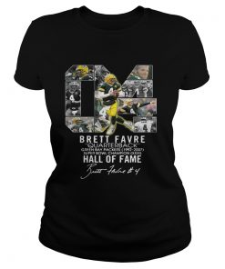 04 Brett Favre quarterback green bay packers 19922007 super bowl champion hall of fame  Classic Ladies