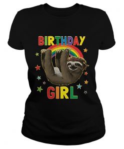 1567075636Birthday Girl Sloth  Classic Ladies