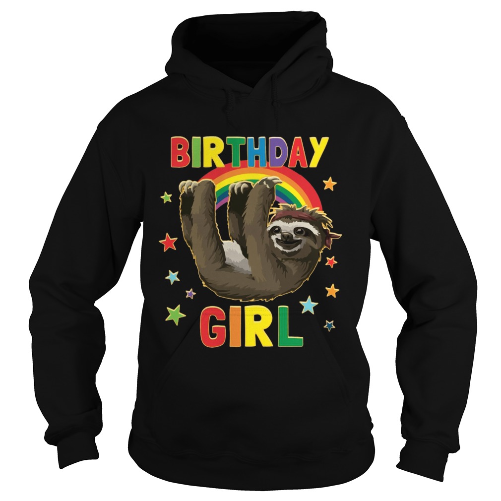 1567075636Birthday Girl Sloth Hoodie