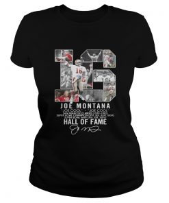 16 Joe Montana Joe cool San Francisco 49ers 1979 1992 Hall of fame  Classic Ladies