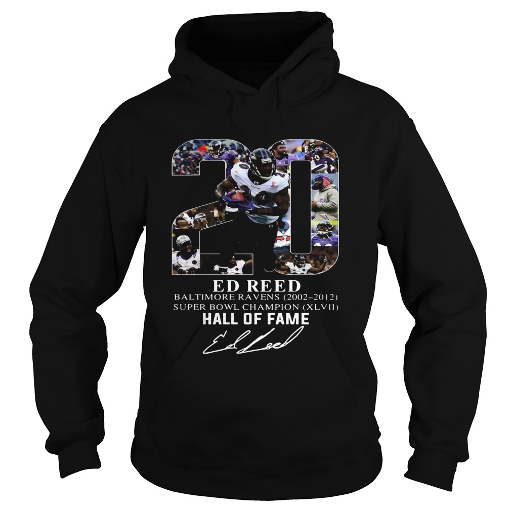 20 Ed Reed hall of fame Hoodie