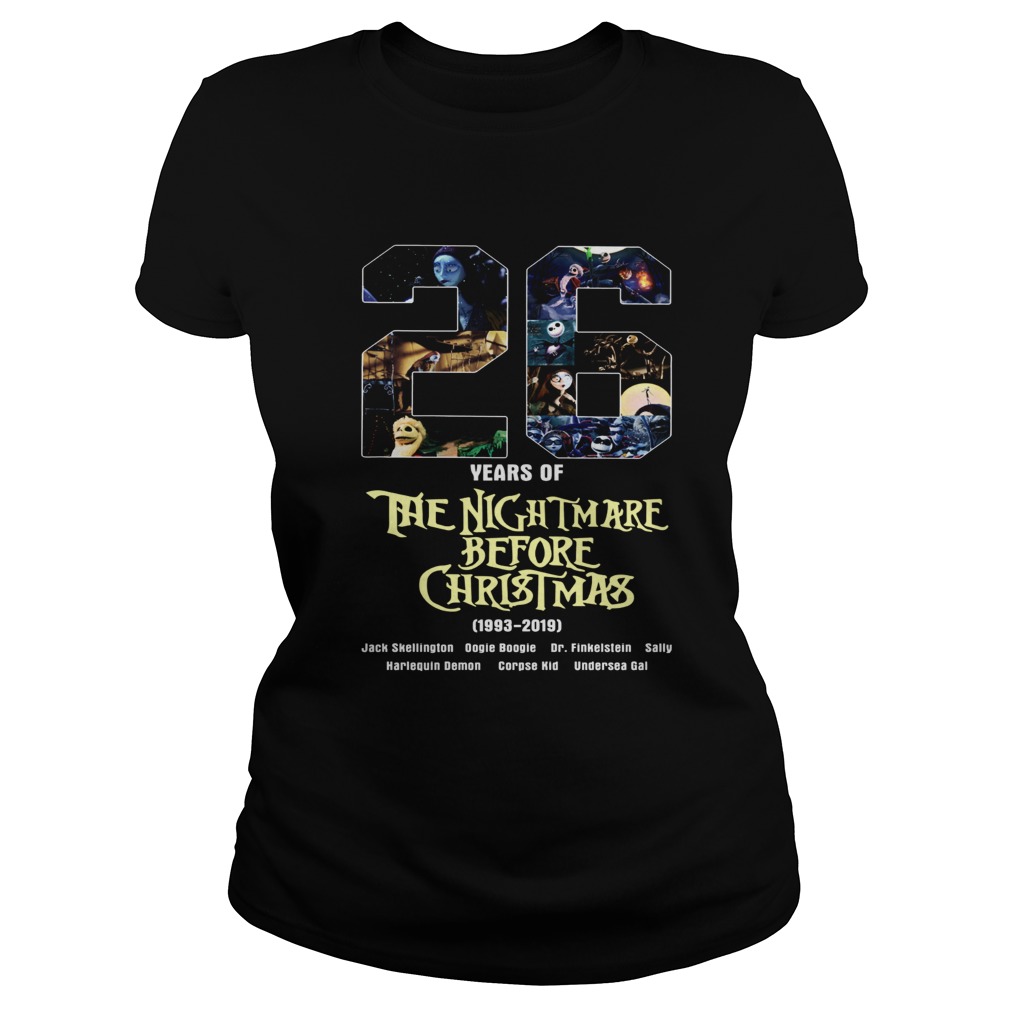 26 Years of The Nightmare Before Christmas 1983 2019 Classic Ladies