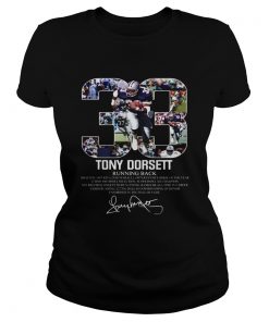 33 Tony Dorsett Dallas Cowboys Running back  Classic Ladies