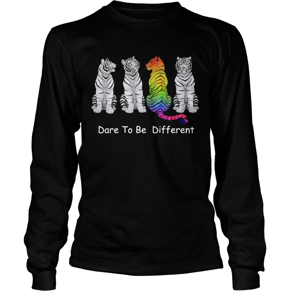 4 Tigers dare to be different LGBT LongSleeve