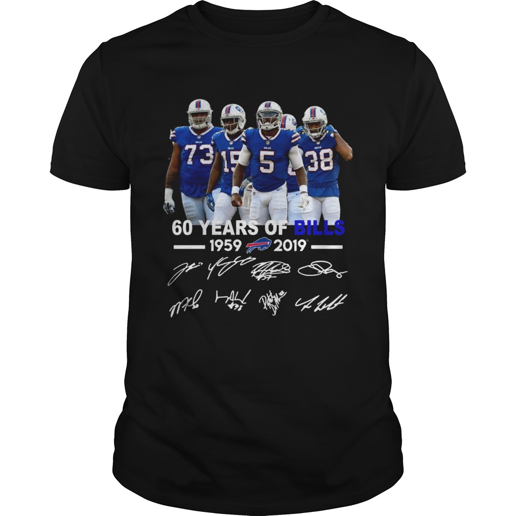 60 years of Bills 1959 2019 shirt