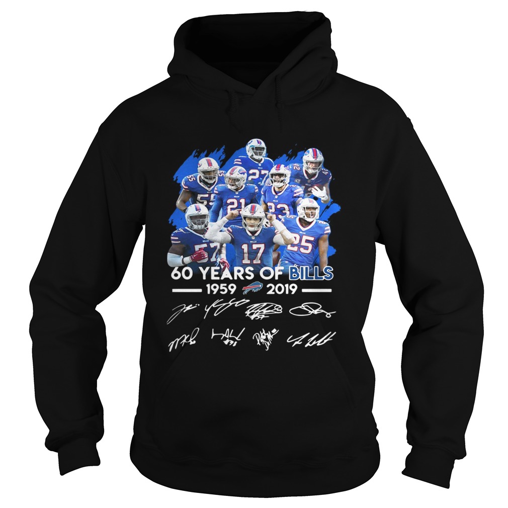 60 years of Bills 19592019 signature Hoodie