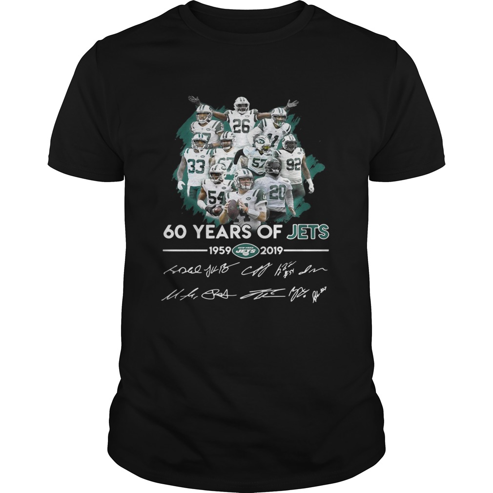 60 years of Jets 19592019 signature shirt