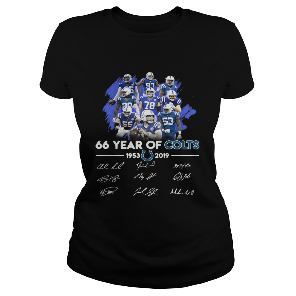 66 years of Colts 19532019 signature Classic Ladies