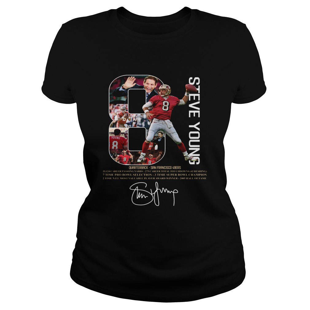 8 Steve Young San Francisco 49ers signature Classic Ladies