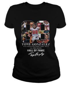 88 Tony Gonzalez Atlanta Falcons Hall Of Fame  Classic Ladies