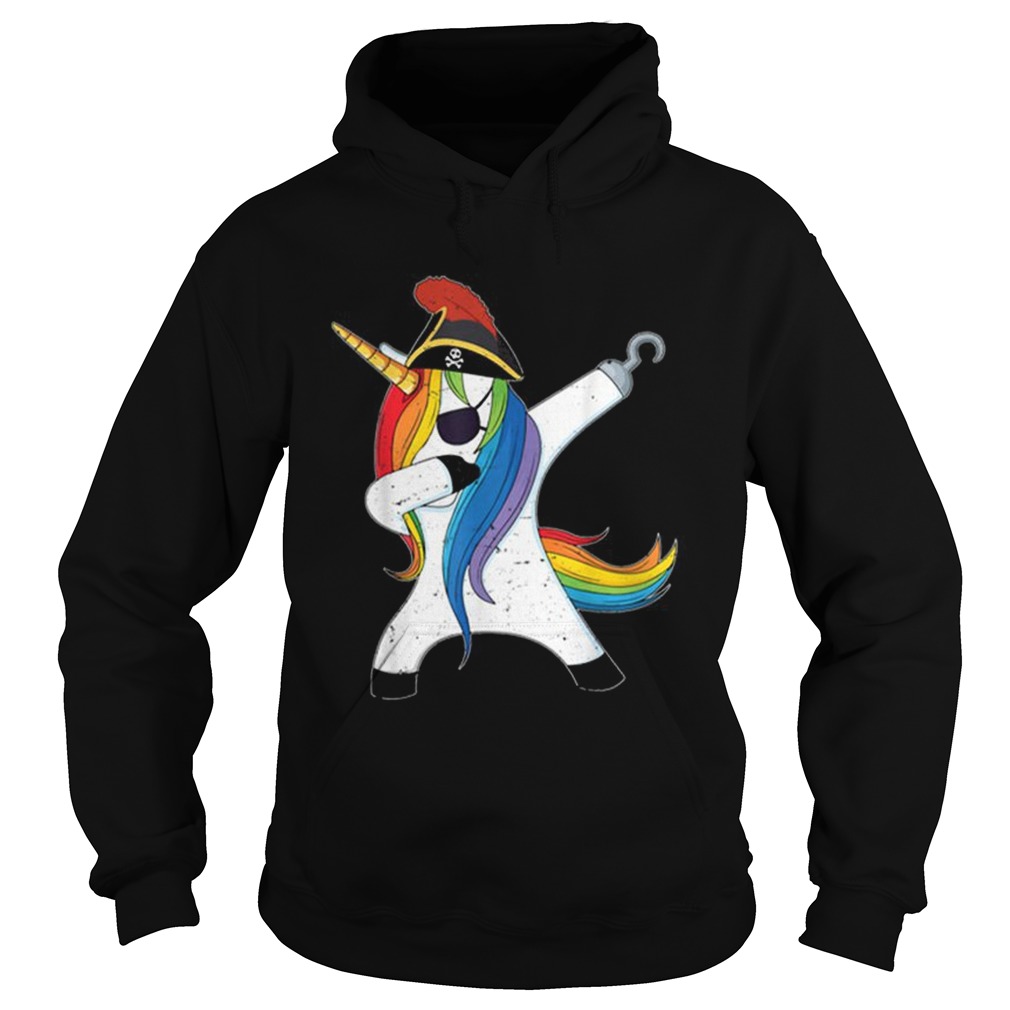 Awesome Dabbing Unicorn Pirate Halloween Costume Gift Hoodie