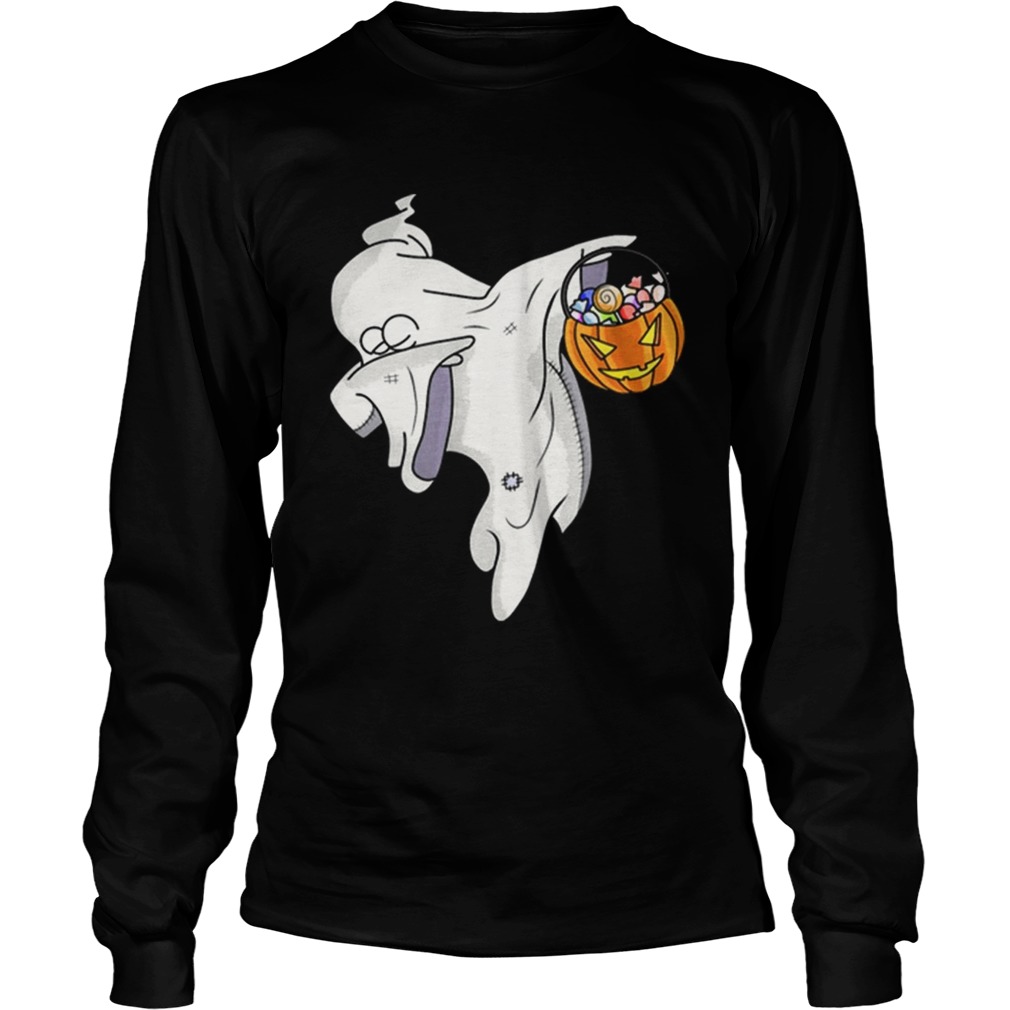 Awesome Happy Daboween Scary Ghost Halloween Dabbing Trick Dab LongSleeve