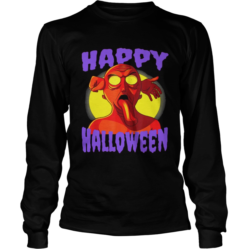 Awesome Happy Halloween Zombie Monster LongSleeve