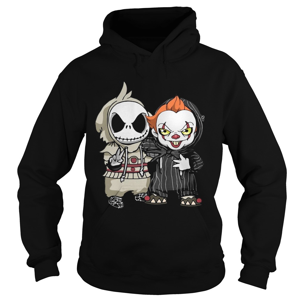 Baby Jack Skellington and Pennywise Hoodie