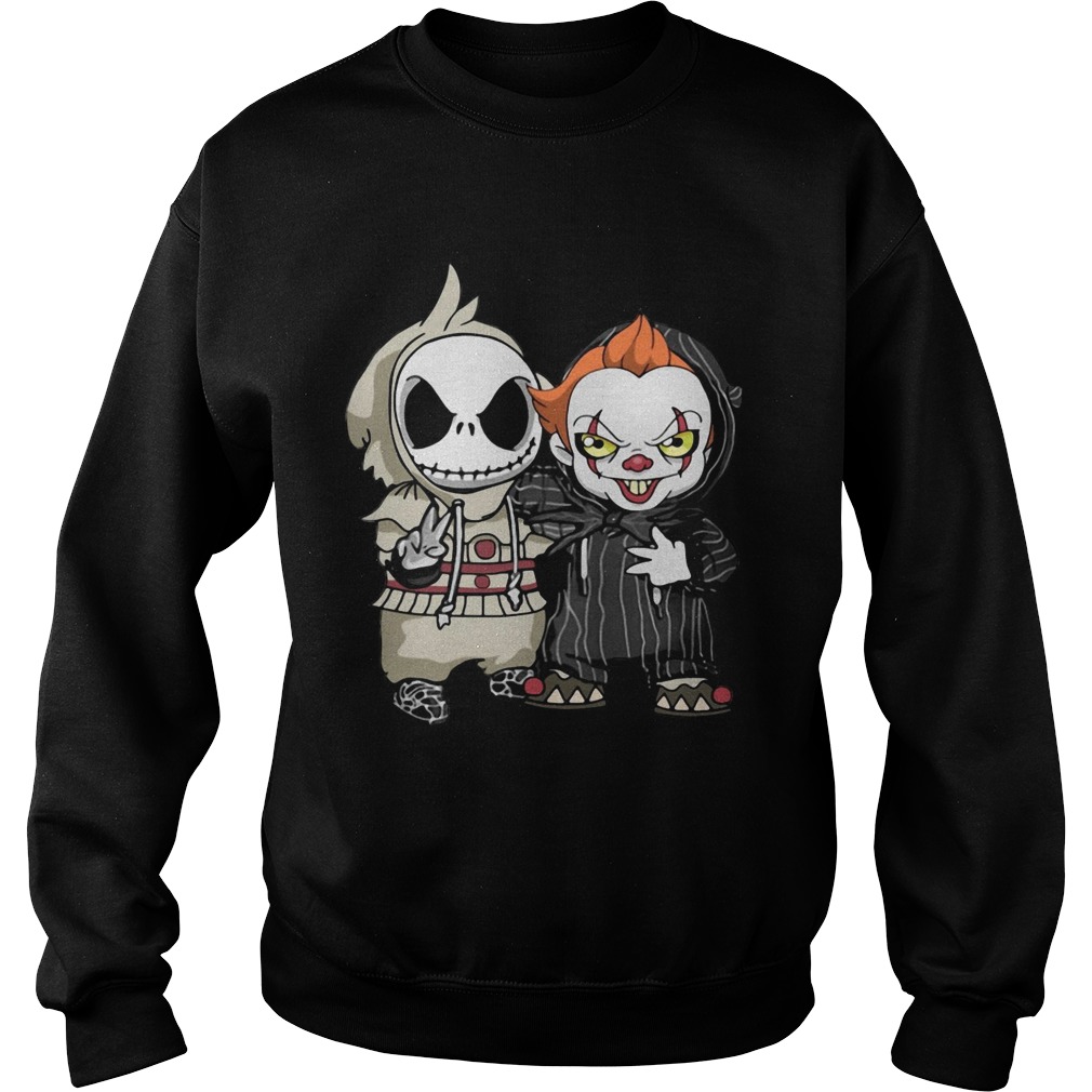 Baby Jack Skellington and Pennywise Sweatshirt