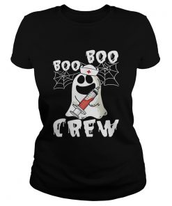 Boo boo crew funny nurse ghost Halloween  Classic Ladies