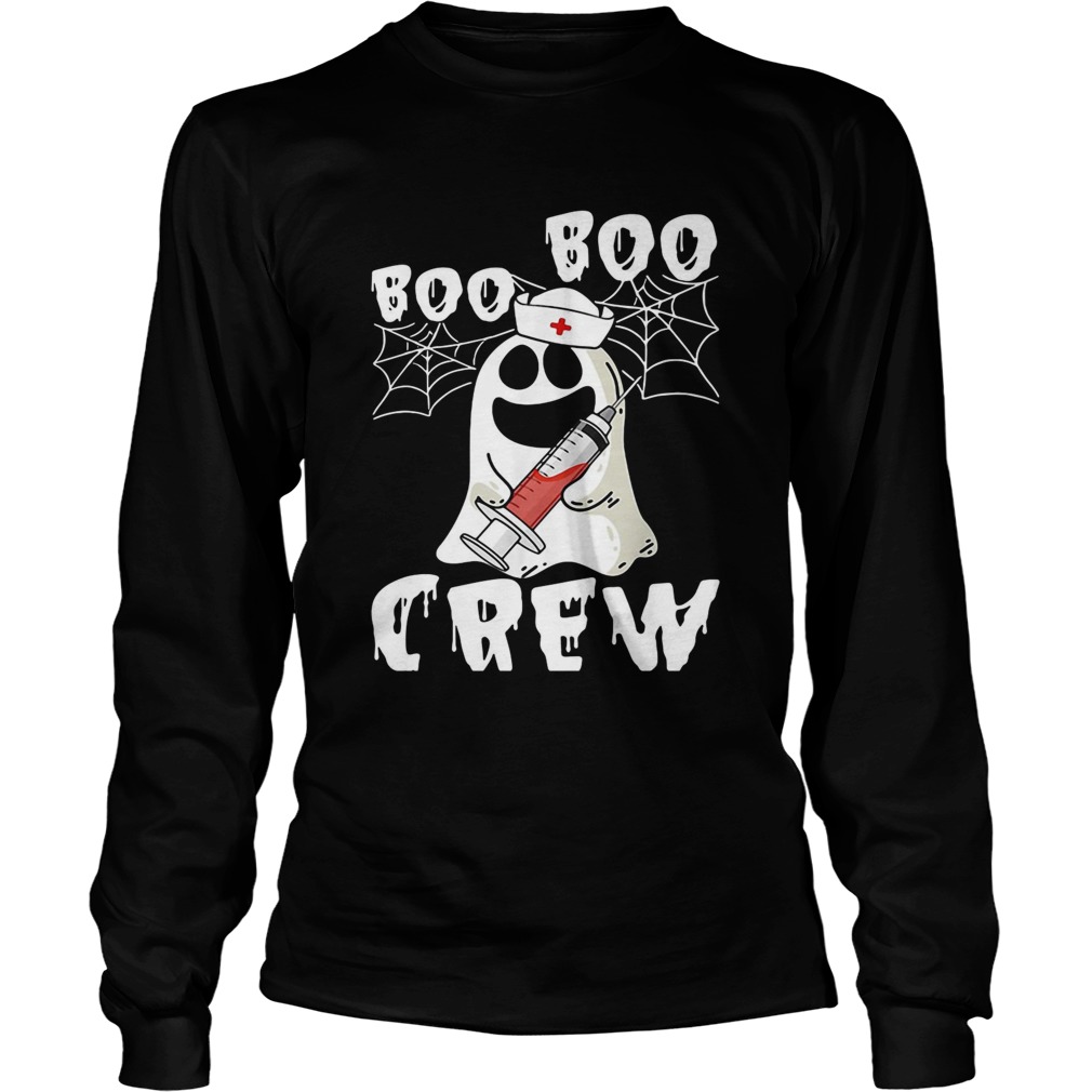 Boo boo crew funny nurse ghost Halloween LongSleeve