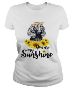 Boykin Spaniel You Are My Sunshine Sunflower  Classic Ladies