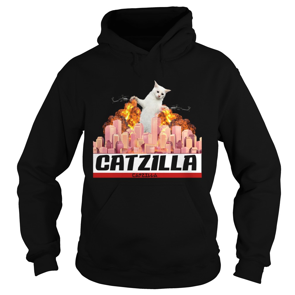 CATZILLAFunny Kitty for Halloween TShirt Hoodie