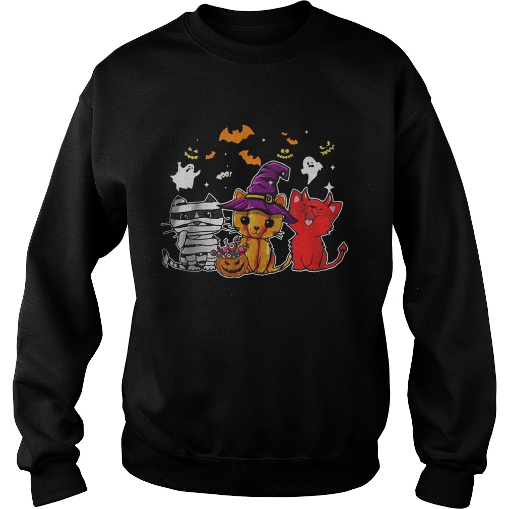 Cat happy Halloween Sweatshirt