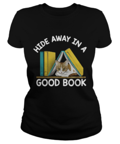 Cat hide away in a good book  Classic Ladies