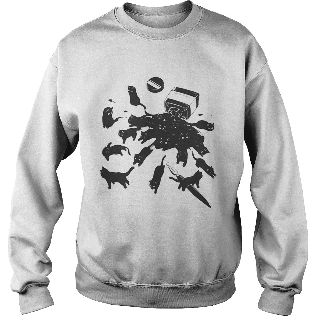 Cats in ink bottle Sweatshirt