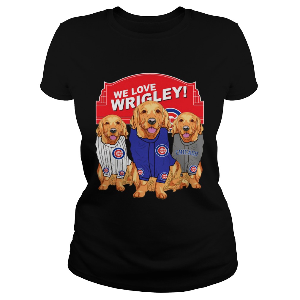 Chicago Cubs Golden Retriever We Love Wrigley Classic Ladies