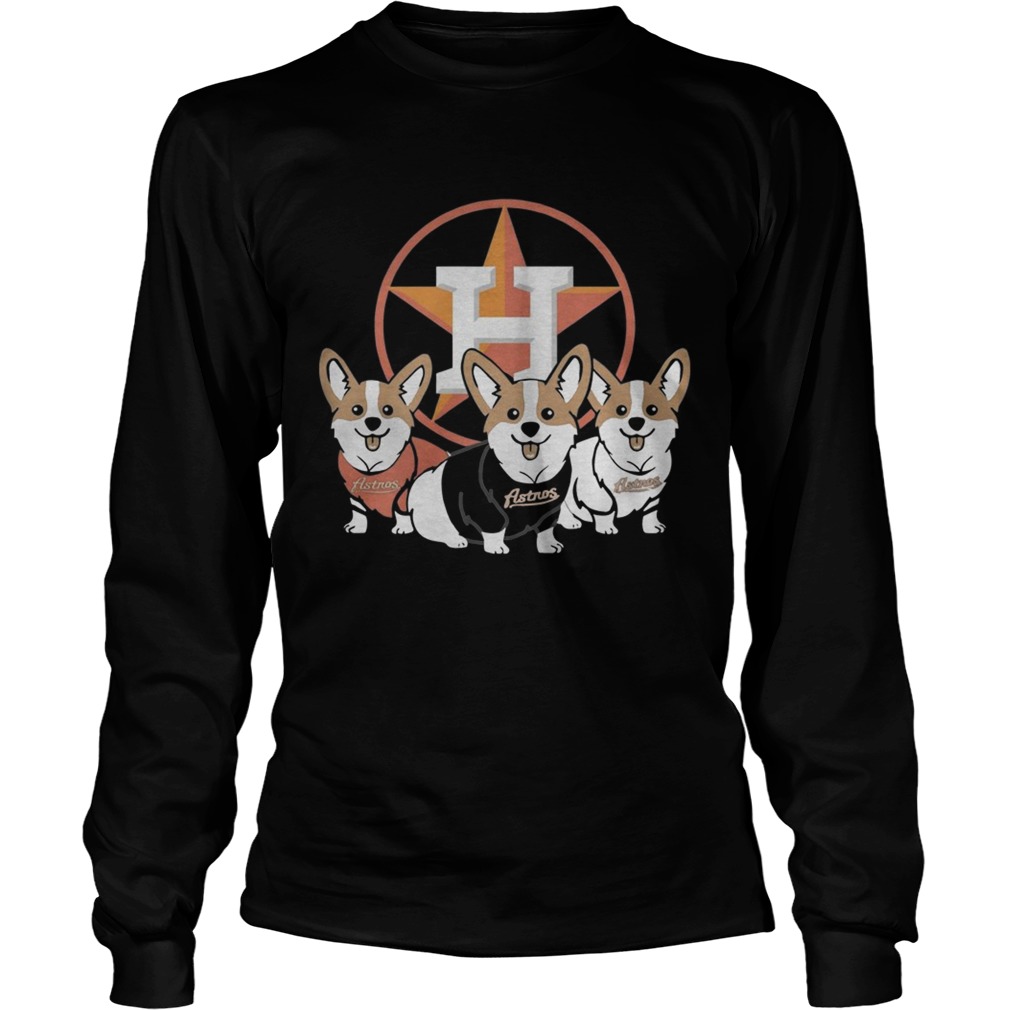 Corgi Astros Shirt LongSleeve