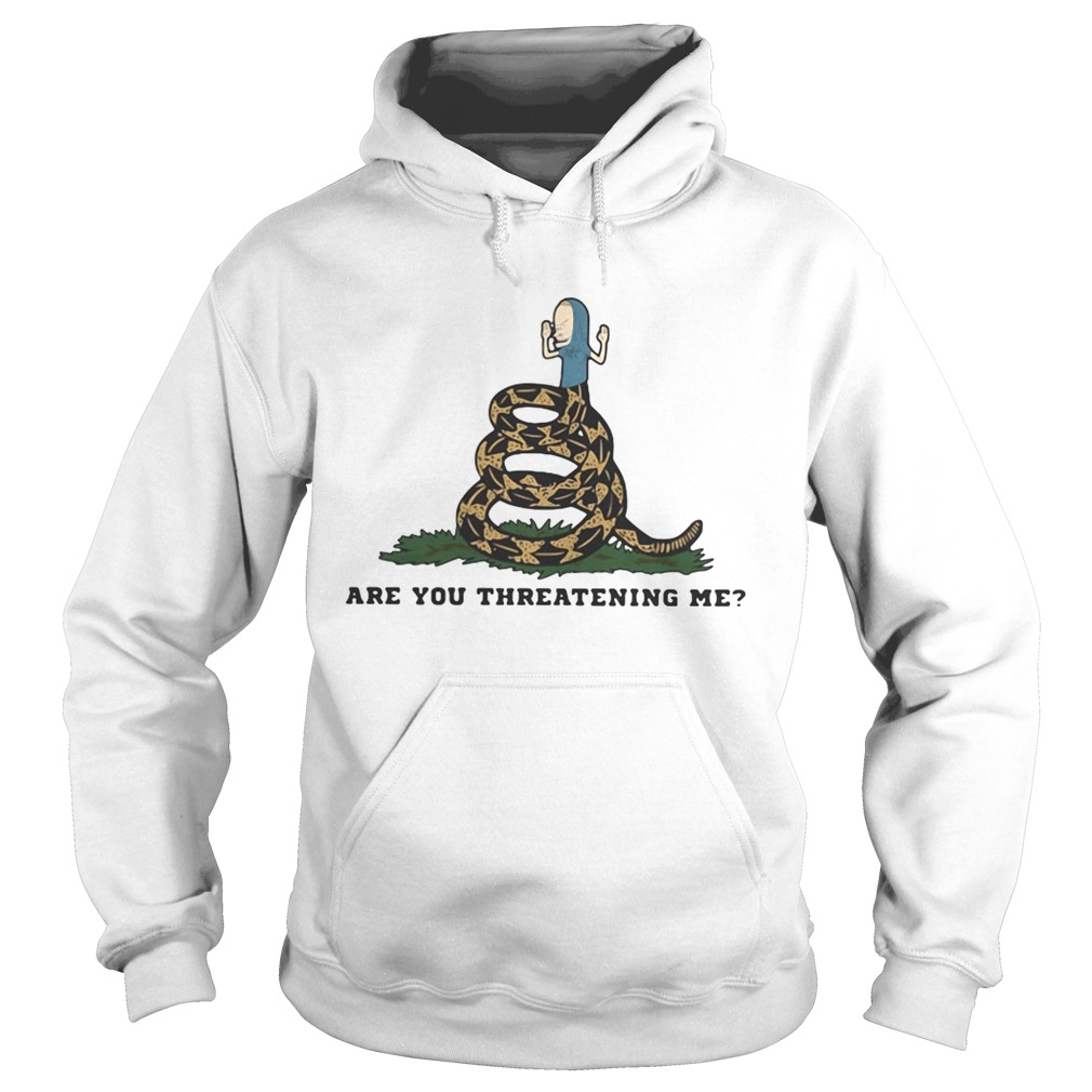 Cornholio Gadsden Flag Snake are you threatening me Hoodie