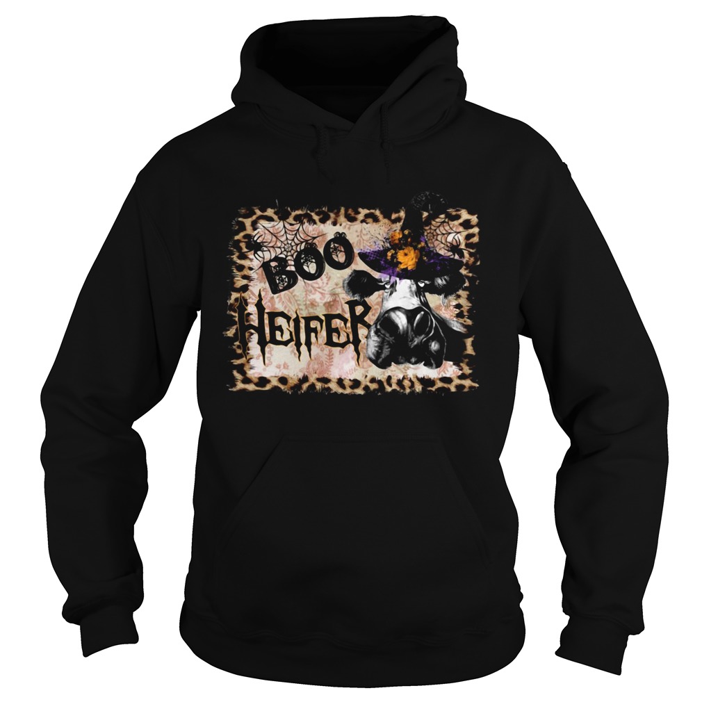 Cow boo heifer Halloween Hoodie