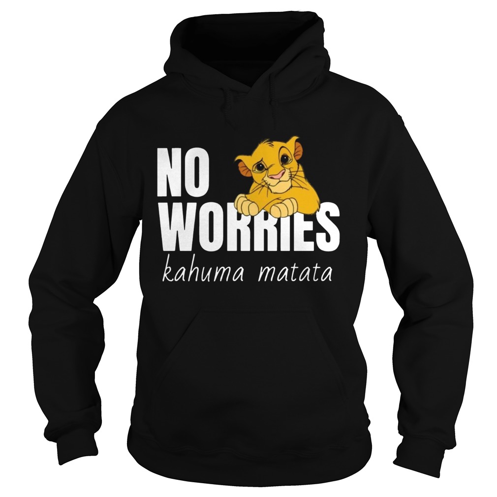 Disney Lion King Classic No Worries Simba Funny TShirt Hoodie