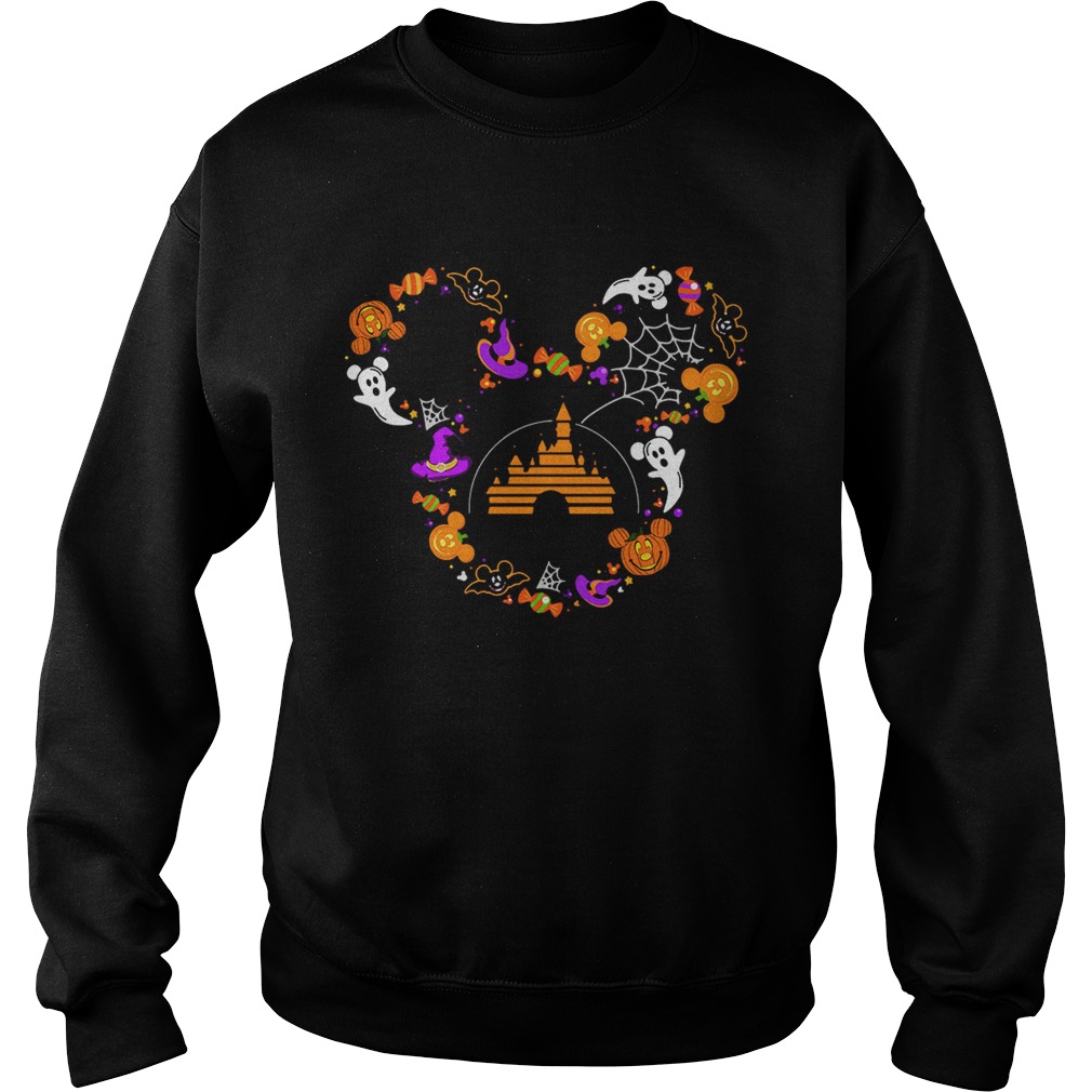 Disney Mickey Mouse ghost Halloween Sweatshirt