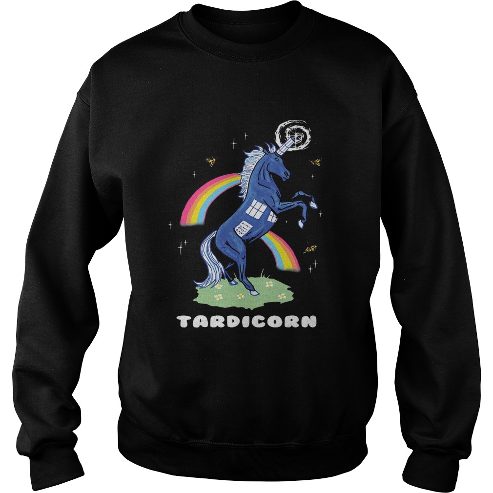 Doctor Who Tardis Cardboard Tardicorn Sweatshirt