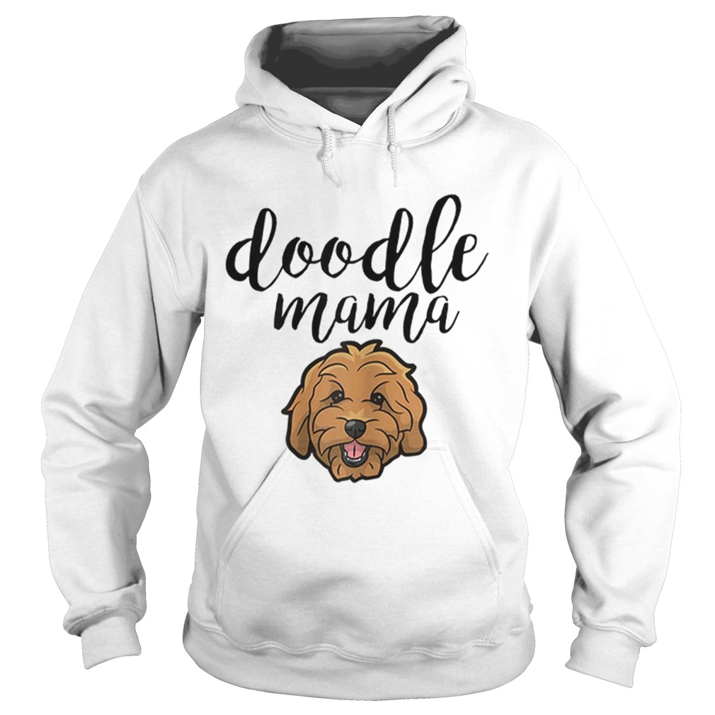 Doodle Mama Cute Dog Face Goldendoodle Hoodie