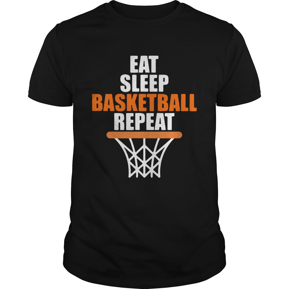 Eat sleep basketball repeat shirt