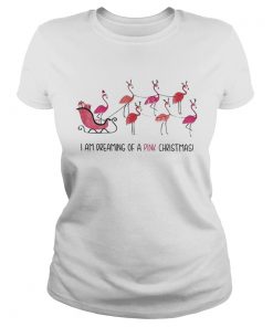 Flamingo I am dreaming of a pink Christmas  Classic Ladies