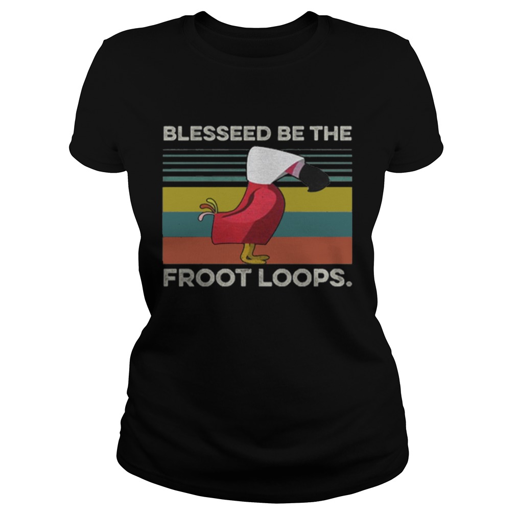 Flamingo handmaid blessed be the froot loops vintage Classic Ladies