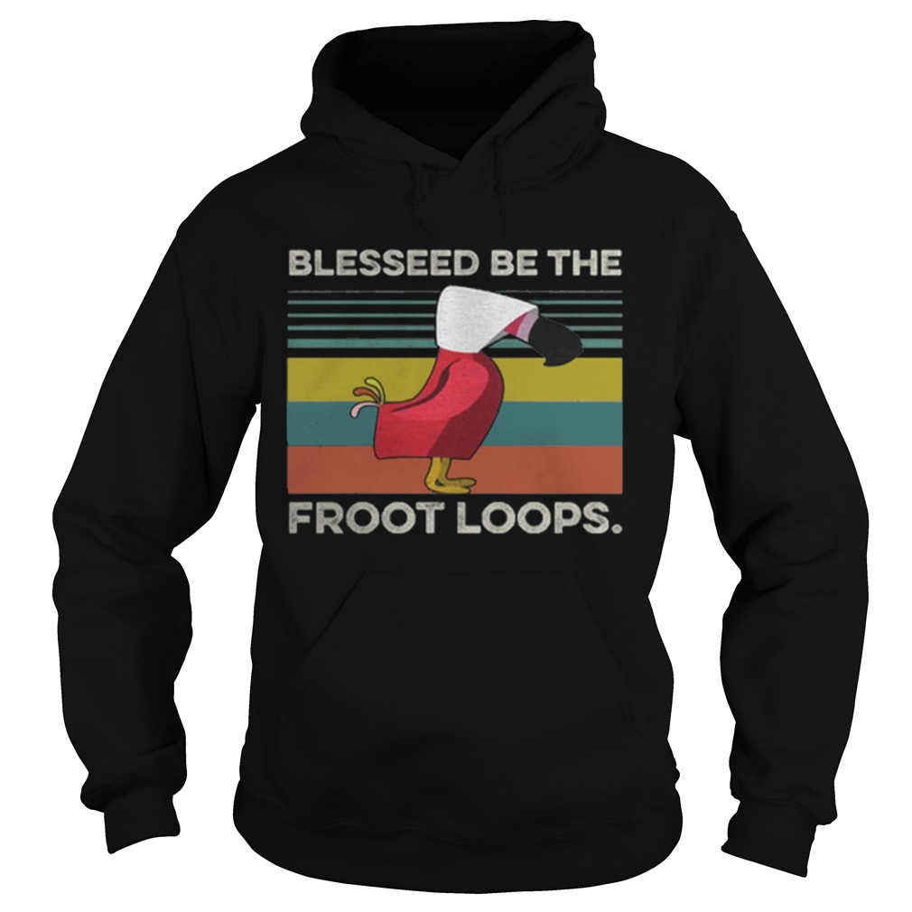 Flamingo handmaid blessed be the froot loops vintage Hoodie