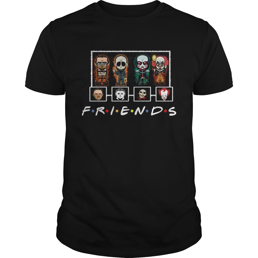 Friends Horror Movie Creepy Halloween Funny TShirt