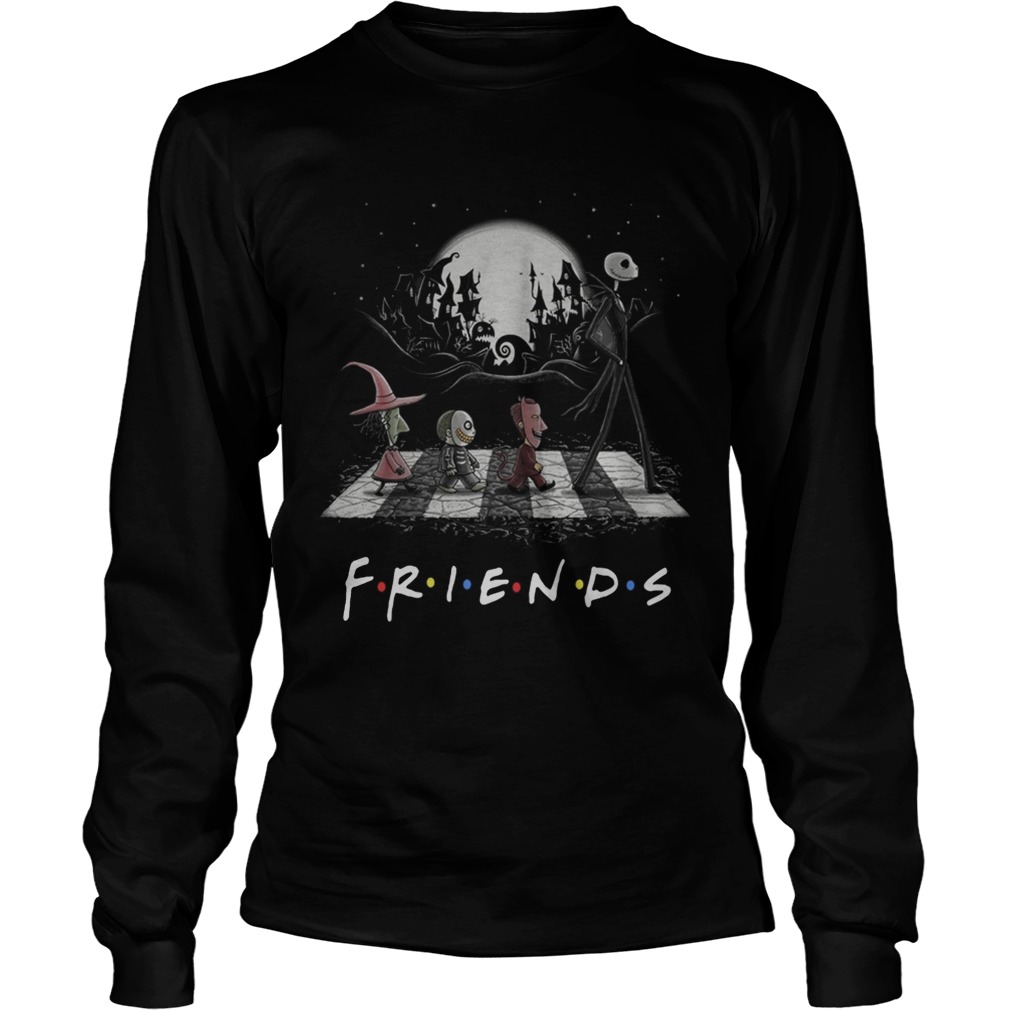 Friends TV show The Nightmare Before Christmas Abbey Road Halloween LongSleeve