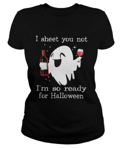 Ghost drink wine I sheet you not Im so ready for Halloween  Classic Ladies