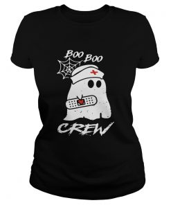 Ghost nurse boo boo crew  Classic Ladies