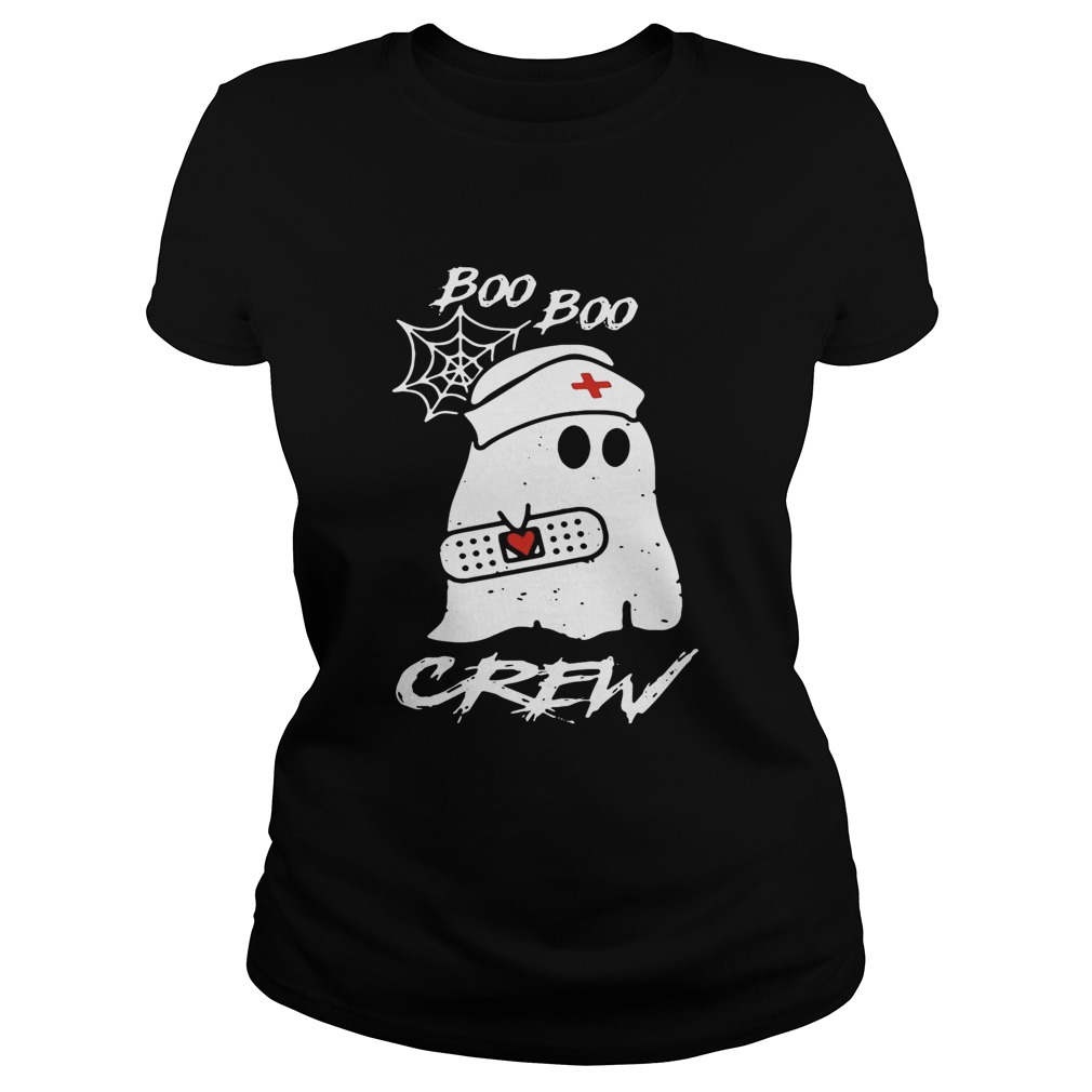 Ghost nurse boo boo crew Classic Ladies