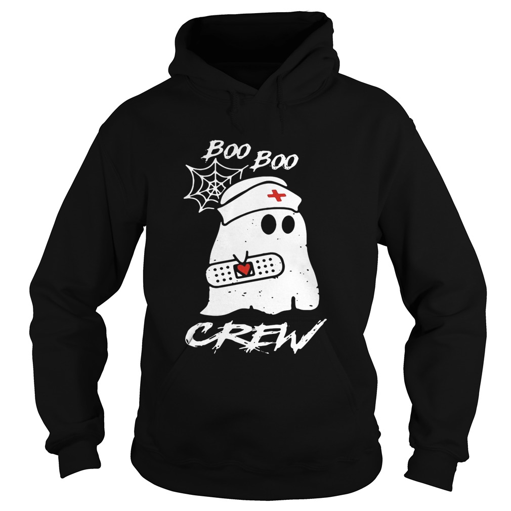 Ghost nurse boo boo crew Hoodie