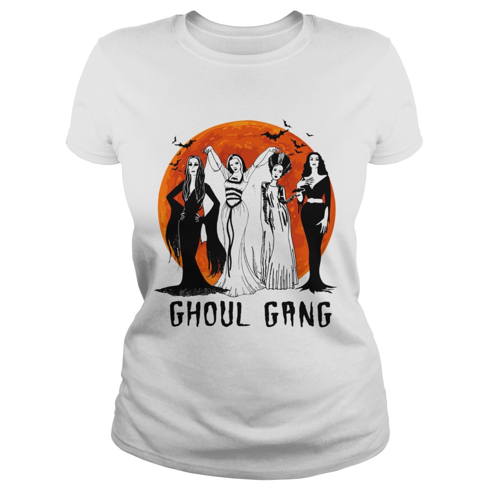 Ghoul Gang sunset Halloween Classic Ladies