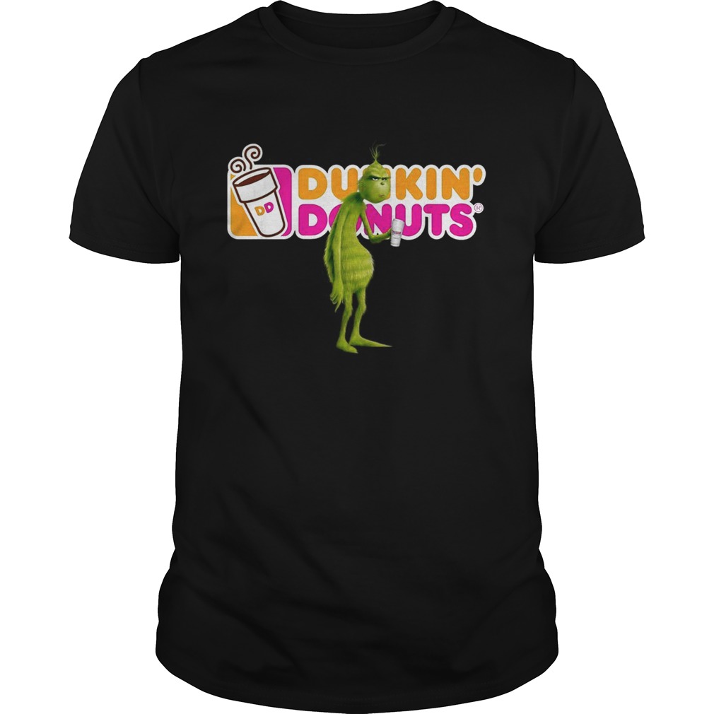 Grinch drinking Dunkin Donuts shirt