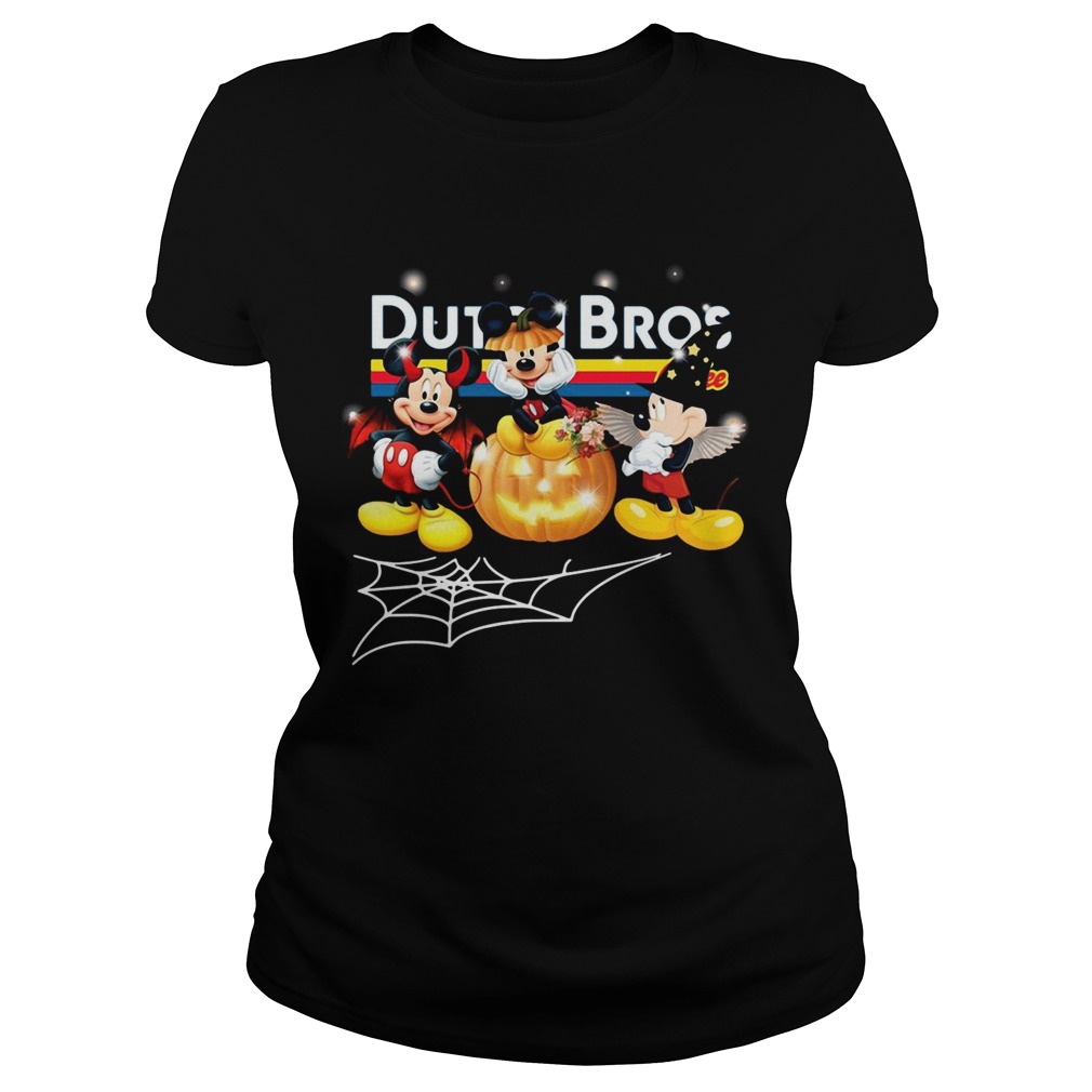 Halloween Dutch Bros coffee Mickey Mouse Classic Ladies