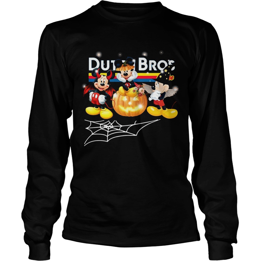 Halloween Dutch Bros coffee Mickey Mouse LongSleeve