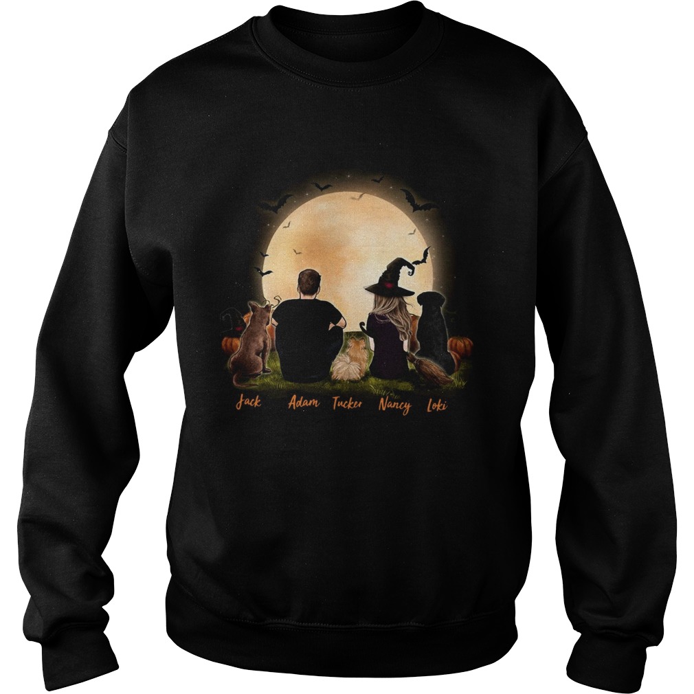 Halloween Jack Adam Tucker Nancy Loki Sweatshirt