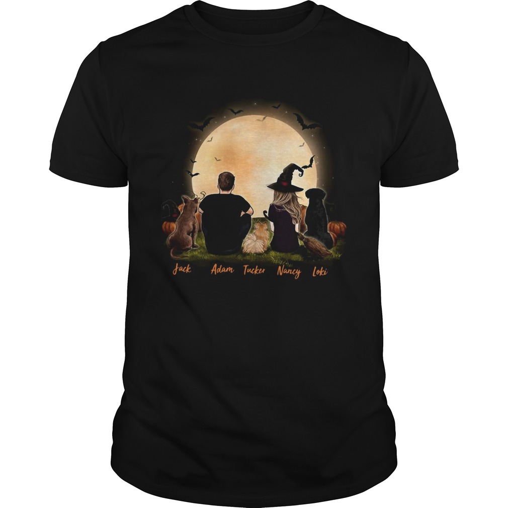 Halloween Jack Adam Tucker Nancy Loki shirt